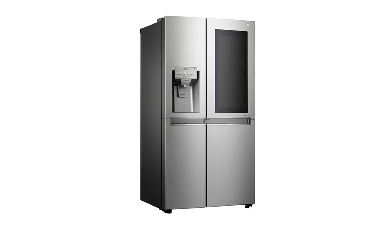LG 601L side-by-side-fridge with InstaView Door-in-Door™ in Noble Steel, GS-X6011NS